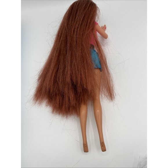 VINTAGE GLITTER HAIR BARBIE DOLL MATTEL # 10968 W/BOX LONG RED HAIR 1993 - Picture 12 of 15